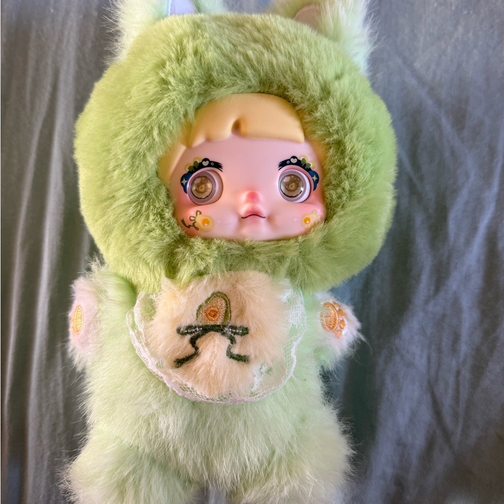 Cute Green Nommi Plush Doll